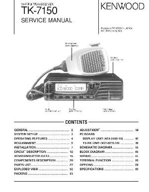 Сервисная инструкция Kenwood TK-7150 ― Manual-Shop.ru