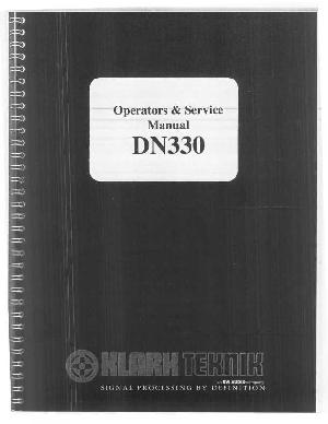 Сервисная инструкция Klark-Teknik DN-330 ― Manual-Shop.ru