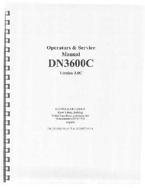 Сервисная инструкция Klark-Teknik DN-3600C ― Manual-Shop.ru