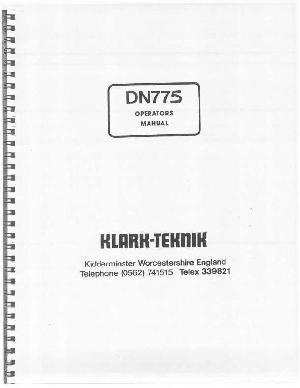 Сервисная инструкция Klark-Teknik DN-773 ― Manual-Shop.ru
