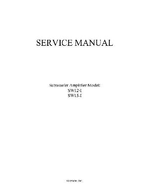Service manual Klipsch SW12-I, SW15-I ― Manual-Shop.ru