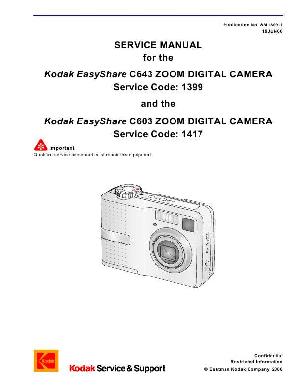 Сервисная инструкция Kodak C603, C643 ― Manual-Shop.ru