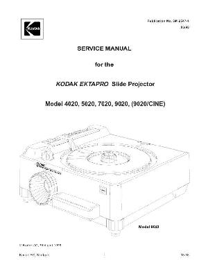 Сервисная инструкция Kodak EKTAPRO 4020, 5020, 7020, 9020CINE ― Manual-Shop.ru