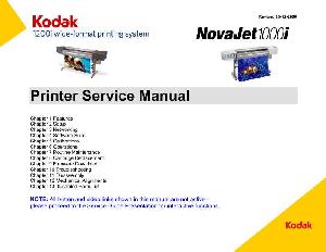 Сервисная инструкция Kodak NOVAJET 1000I, 1200I ― Manual-Shop.ru