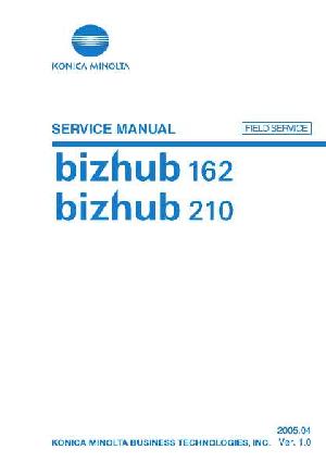 Сервисная инструкция Konica-Minolta Bizhub 162, Bizhub 210 (Field Service) ― Manual-Shop.ru
