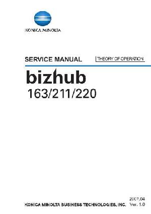 Сервисная инструкция Konica-Minolta Bizhub 163, 211, 220 THEORY ― Manual-Shop.ru