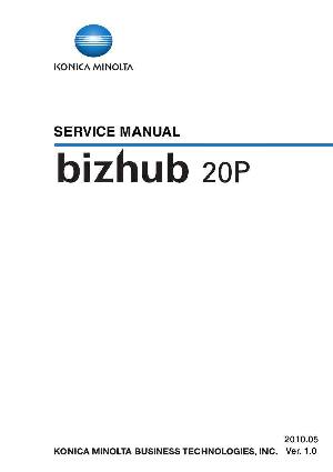 Сервисная инструкция Konica-Minolta BIZHUB-20P SM ― Manual-Shop.ru