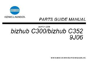 Сервисная инструкция Konica-Minolta BIZHUB C300, C352 Parts Catalog ― Manual-Shop.ru