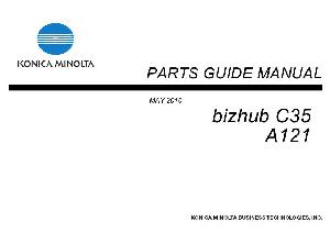 Сервисная инструкция Konica-Minolta Bizhub C35P FS ― Manual-Shop.ru