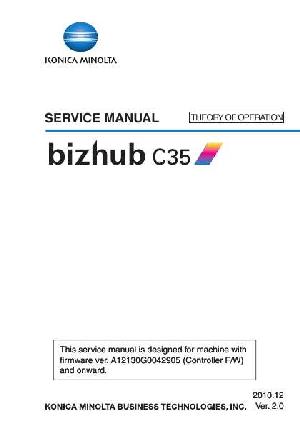 Сервисная инструкция Konica-Minolta Bizhub C35P THEORY ― Manual-Shop.ru