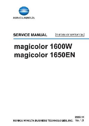 Service manual Konica-Minolta Magicolor 1600W, 1650EN THEORY ― Manual-Shop.ru