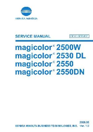 Сервисная инструкция Konica-Minolta Magicolor 2500W, 2530DL, 2550, 2550DN FS ― Manual-Shop.ru