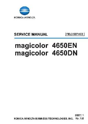 Сервисная инструкция Konica-Minolta Magicolor 4650DN, 4650EN FS ― Manual-Shop.ru