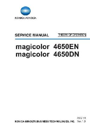 Сервисная инструкция Konica-Minolta Magicolor 4650DN, 4650EN THEORY ― Manual-Shop.ru