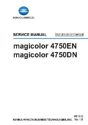 Service manual Konica-Minolta Magicolor 4750DN, 4750EN THEORY ― Manual-Shop.ru