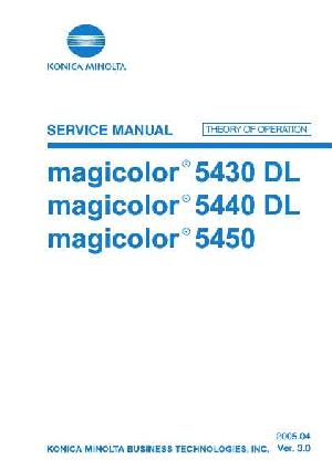 Service manual Konica-Minolta Magicolor 5430DL, 5440DL, 5450 THEORY ― Manual-Shop.ru