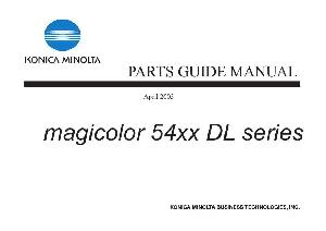 Сервисная инструкция Konica-Minolta Magicolor 54XXDL PARTS ― Manual-Shop.ru