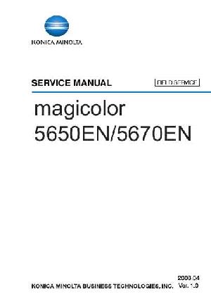 Service manual Konica-Minolta Magicolor 5650EN, 5670EN FS ― Manual-Shop.ru