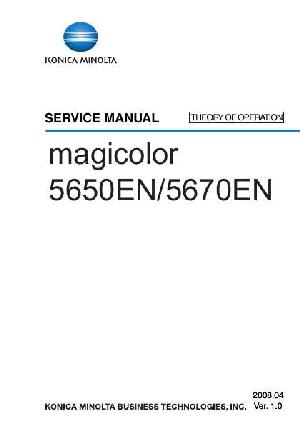 Service manual Konica-Minolta Magicolor 5650EN, 5670EN THEORY ― Manual-Shop.ru