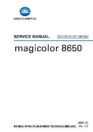 Сервисная инструкция Konica-Minolta Magicolor 8650 THEORY ― Manual-Shop.ru