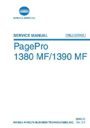Сервисная инструкция Konica-Minolta Pagepro 1380MF, 1390MF FS ― Manual-Shop.ru