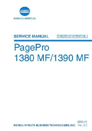 Сервисная инструкция Konica-Minolta Pagepro 1380MF, 1390MF THEORY ― Manual-Shop.ru