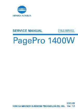 Service manual Konica-Minolta Pagepro 1400W FS ― Manual-Shop.ru