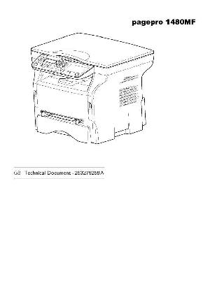 Сервисная инструкция Konica-Minolta Pagepro 1480MF ― Manual-Shop.ru
