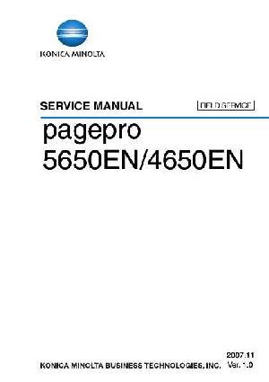 Сервисная инструкция Konica-Minolta Pagepro 4650EN, 5650EN FS ― Manual-Shop.ru
