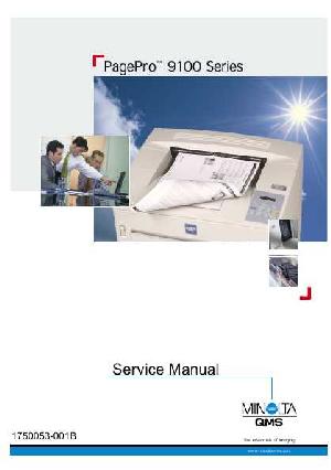 Сервисная инструкция Konica-Minolta QMS PAGEPRO 9100  ― Manual-Shop.ru