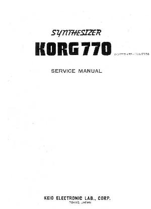 Сервисная инструкция Korg 770 ― Manual-Shop.ru
