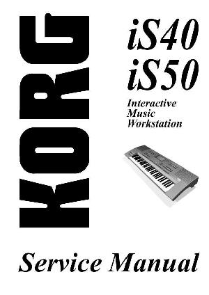 Сервисная инструкция Korg IS40, IS50 ― Manual-Shop.ru