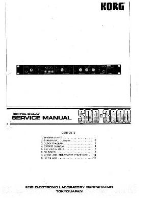 Сервисная инструкция Korg SDD-3000 ― Manual-Shop.ru