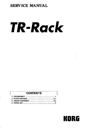 Сервисная инструкция Korg TR-RACK ― Manual-Shop.ru