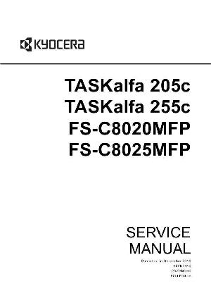 Сервисная инструкция Kyocera FS-C8020MFP, C8025MFP, TASKALFA-205C, 255C, Service manual ― Manual-Shop.ru