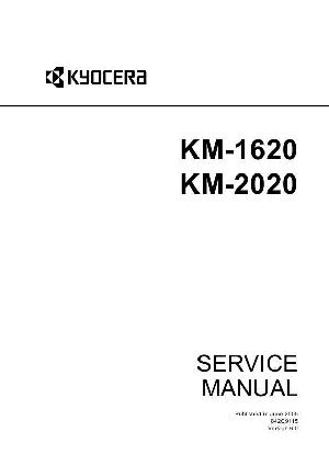 Service manual Kyocera KM-1620, 2020, Service manual ― Manual-Shop.ru