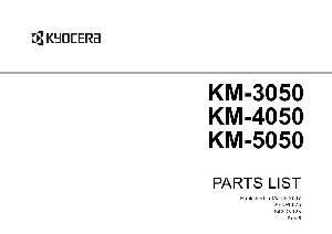 Сервисная инструкция Kyocera KM-3050, 4050, 5050, Parts catalog ― Manual-Shop.ru