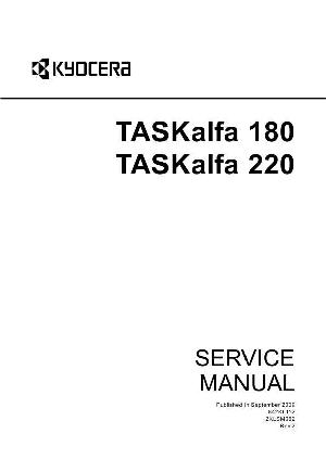 Сервисная инструкция Kyocera TASKALFA-180, 220, Service manual ― Manual-Shop.ru