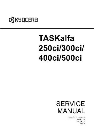 Сервисная инструкция Kyocera TASKALFA-250CI, 300CI, 400CI, 500CI, Service manual ― Manual-Shop.ru