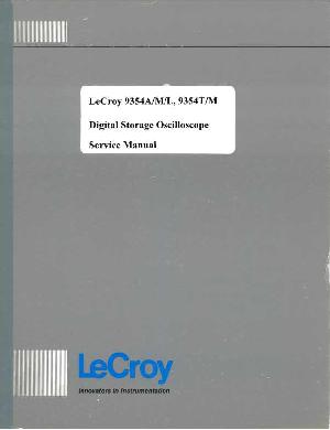 Сервисная инструкция Lecroy 9354 ― Manual-Shop.ru