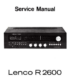 Сервисная инструкция Lenco R-2600 ― Manual-Shop.ru