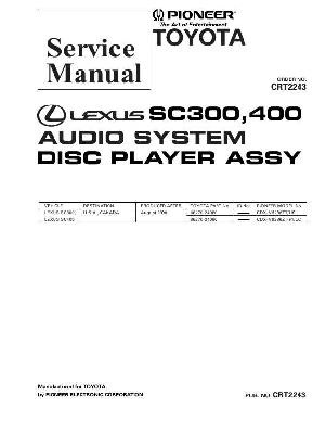 Сервисная инструкция Pioneer CDX-M8286, SC300, SC400 ― Manual-Shop.ru