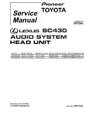 Сервисная инструкция Pioneer FX-MG8217, SC430 ― Manual-Shop.ru