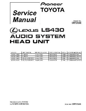 Service manual Pioneer FX-MG8506, FX-MG8606, LS430 ― Manual-Shop.ru