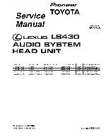 Service manual Pioneer FX-MG8806, FX-MG8906, LS430