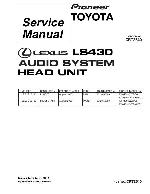 Service manual Pioneer FX-MG9606, LS430