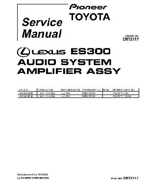 Сервисная инструкция Pioneer GM-8317, ES300 ― Manual-Shop.ru