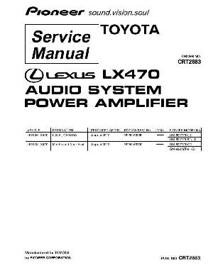 Service manual PIONEER GM-9027ZT LX470 ― Manual-Shop.ru