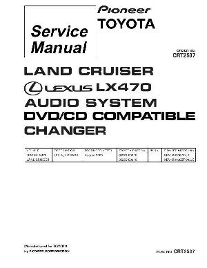 Service manual PIONEER XDV-M8106, LX470 ― Manual-Shop.ru