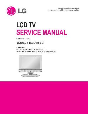 Сервисная инструкция LG 15LC1R, CL-81 chassis ― Manual-Shop.ru